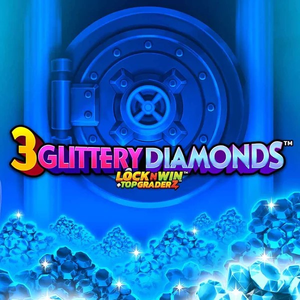 3 Glittery Diamonds by PearFiction Studios, showcased at kokobet-casino.org – game logo