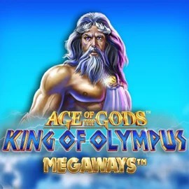 Age Of The Gods: King of Olympus Megaways slot logo by Origins at KokoBet Casino