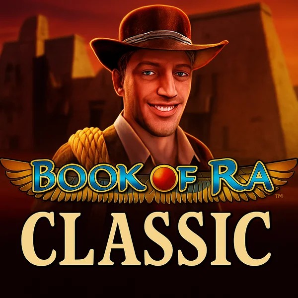 Book of Ra Classic game by Novomatic – logo hosted on KokoBet Casino