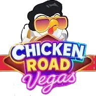 Chicken Road Vegas slot logo by InOut at KokoBet Casino