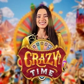 Crazy Time slot icon by Evolution, available at KokoBet Casino