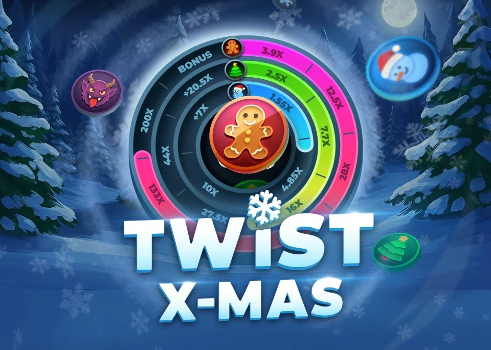 Twist X-mas logo by InOut KokoBet Casino