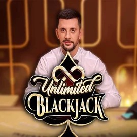Unlimited Blackjack slot logo by Ezugi at KokoBet Casino